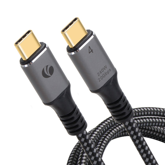 VCOM USB4 Cable 240W Compatible with Thunderbolt 3 Device