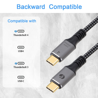 VCOM USB4 Cable 240W Thunderbolt 4 Cable