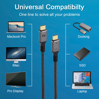 VCOM USB4 Cable 240W Thunderbolt 4 Cable