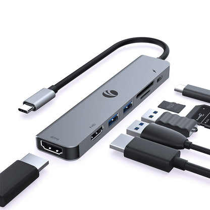 CUE39-VCOM 7-in-1 Dual Monitor Dock USB-C Hub