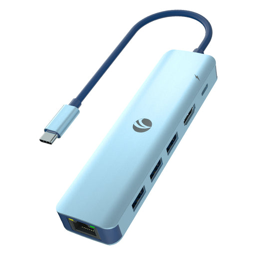 VCOM 6-in-1 4K HDMI USB-C Hub