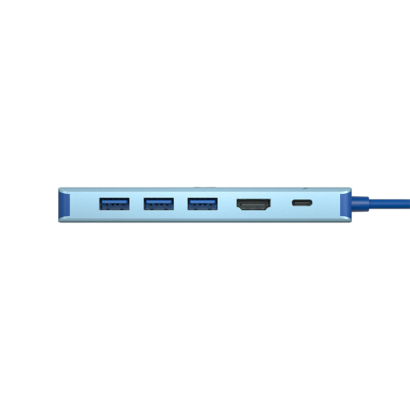 CUE55-VCOM 6-in-1 4K HDMI USB-C Hub