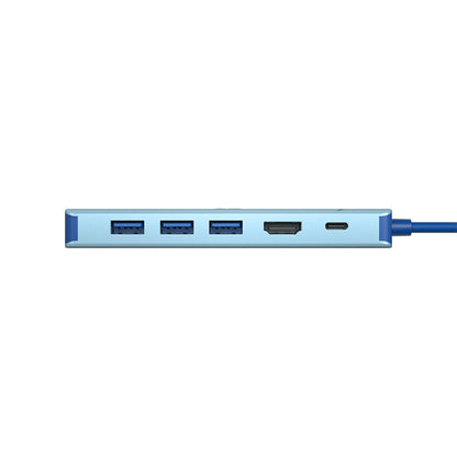 CUE55-VCOM 6-in-1 4K HDMI USB-C Hub