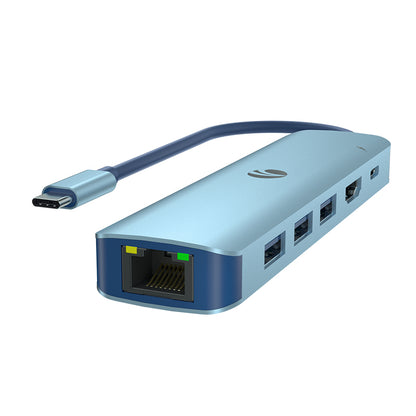 CUE55-VCOM 6-in-1 4K HDMI USB-C Hub