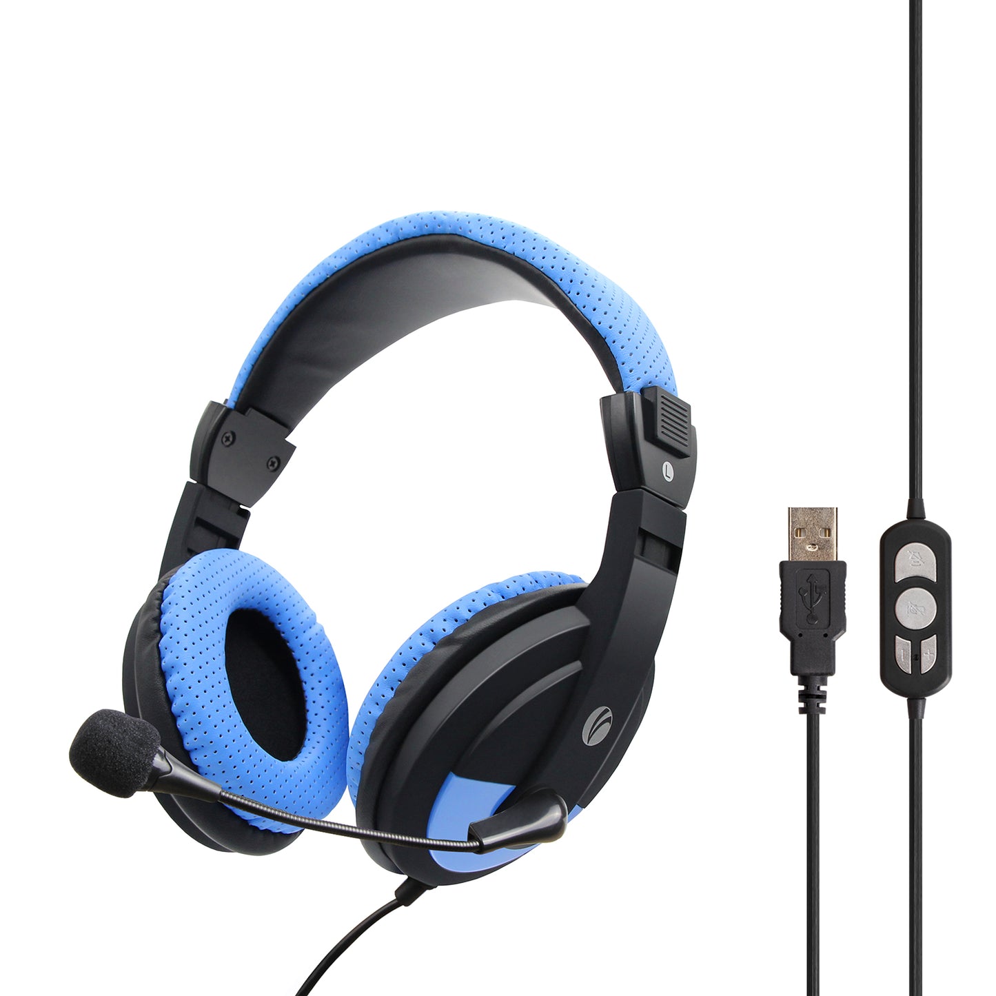 VCOM USB Headset with 40mm Drivers