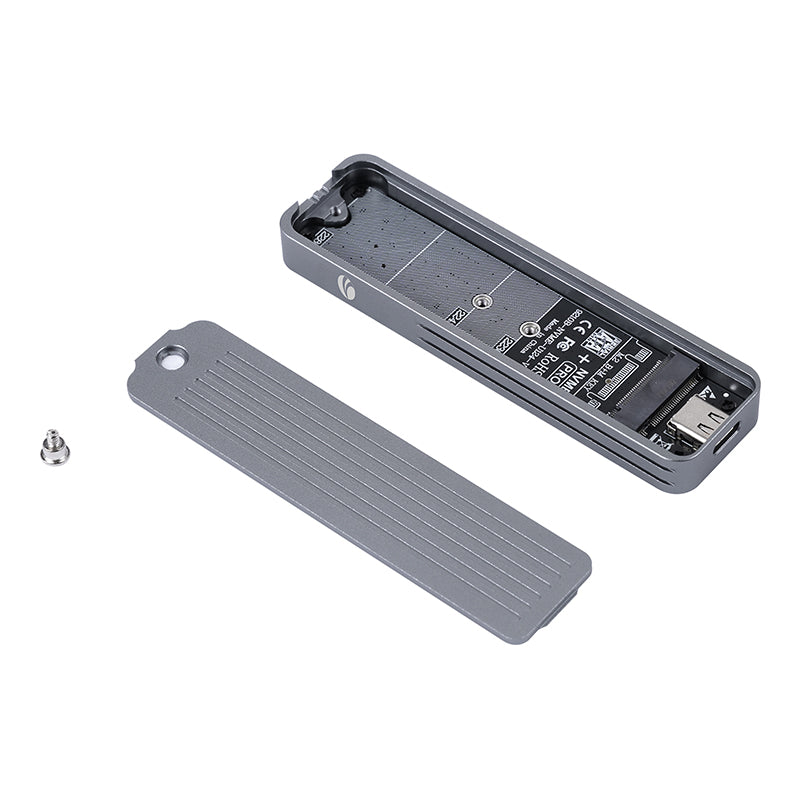 Fingerprint SSD Enclosure for NVMe & SATA 10Gbps