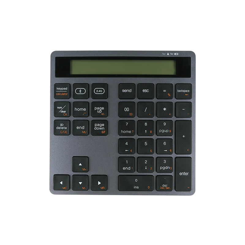 VCOM  BT & 2.4G  2-in-1 Dual-Mode Keyboard Calculator