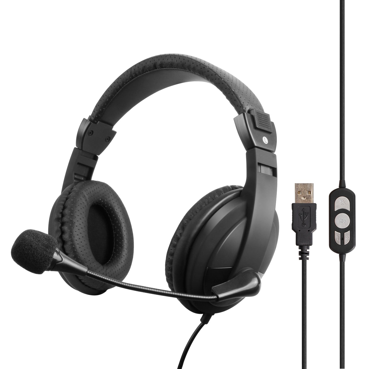 VCOM USB Headset with 40mm Drivers