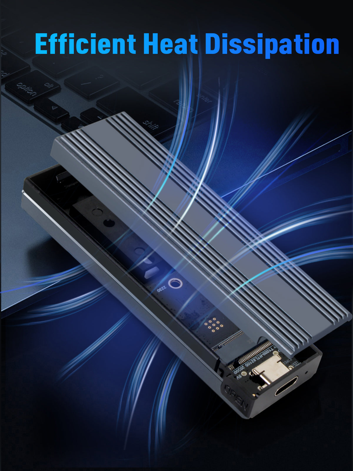 VCOM M.2 NVMe SSD Enclosure