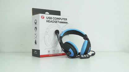 VCOM USB Headset with 40mm Drivers