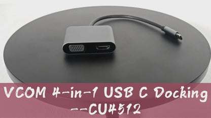 VCOM USB-C to HDMI VGA Adapter